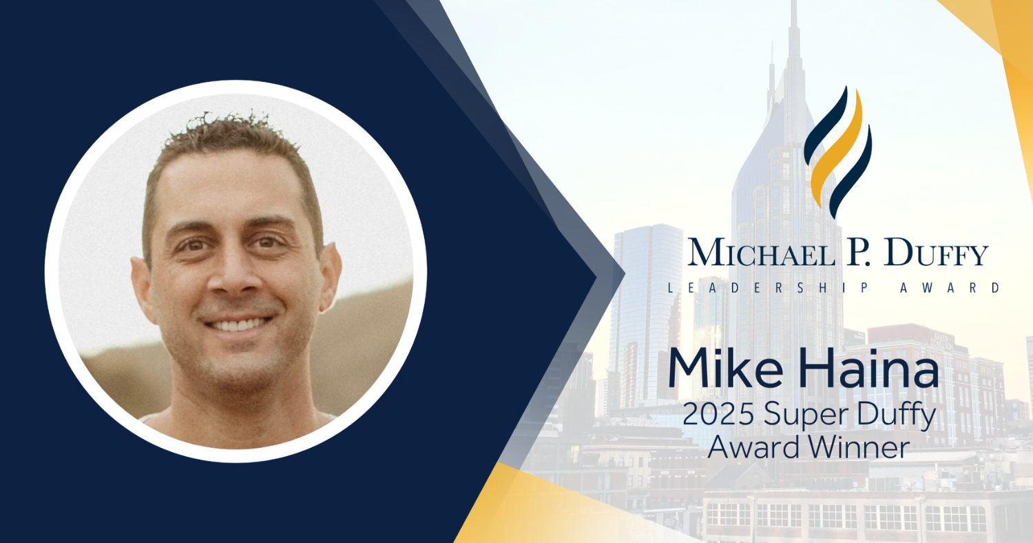 Announcing the 2025 Super Duffy Award Winner: Mike Haina!