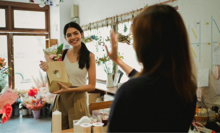 a loyal customer and business owner